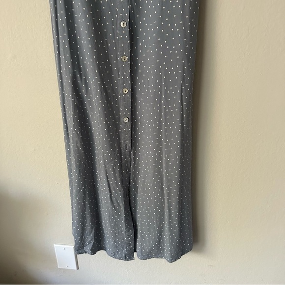 Madewell Leedra Button-Front Midi Dress in Dot Size 6 - Picture 8 of 11